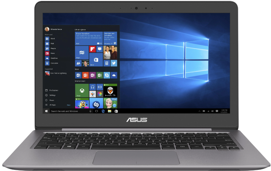 ASUS ZenBook UX310UA с лучшей матрицей