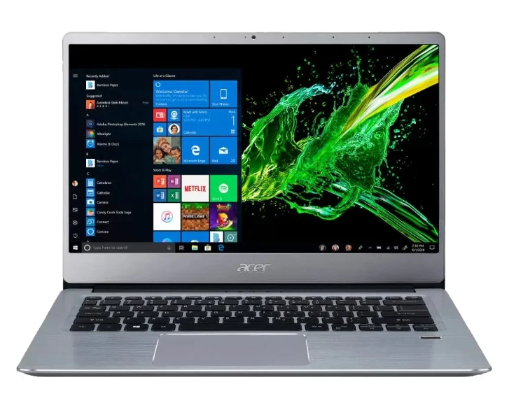 Acer SWIFT 3 (SF314-58-59PL) (Intel Core i5 10210U 1600MHz/14"/1920x1080/8GB/512GB SSD/DVD нет/Intel UHD Graphics/Wi-Fi/Bluetooth/Endless OS) с матрицей