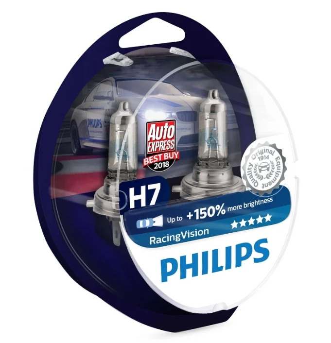 Philips RacingVision +150% 12972RVS2 H7 12V 55W 2 шт.