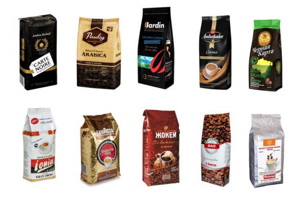 Торговые марки молотого кофе