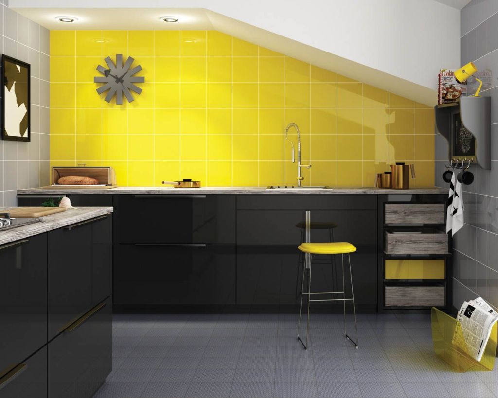 дизайн кухни обои квартира 2020