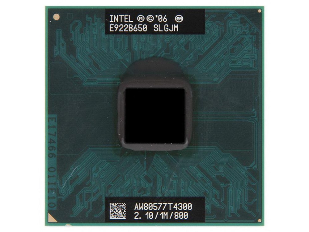 Пример процессора Intel Pentium для ноутбука