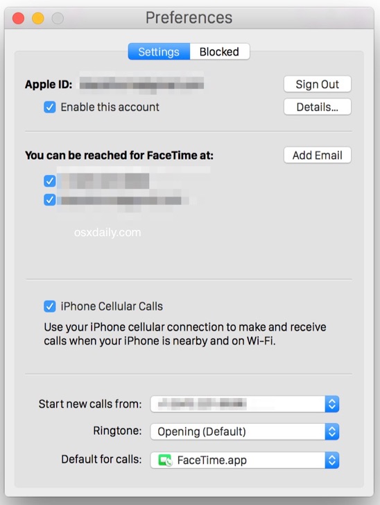 Enabling iPhone Cellular Calls on Mac