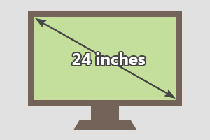 24 inches tv