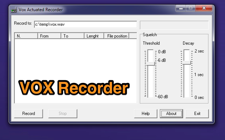 DXZone Vox Recorder
