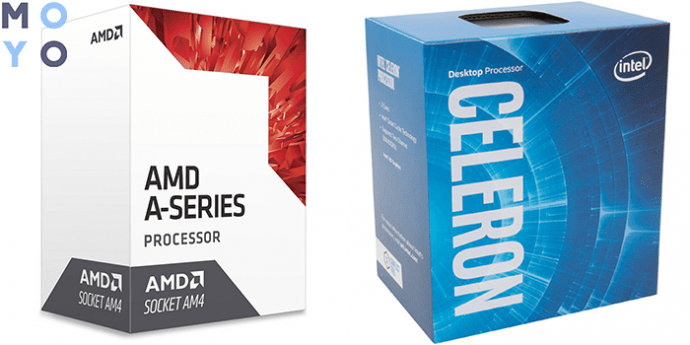 процессоры для простых задач AMD Bristol Ridge A6-9500 и Intel Celeron G4900