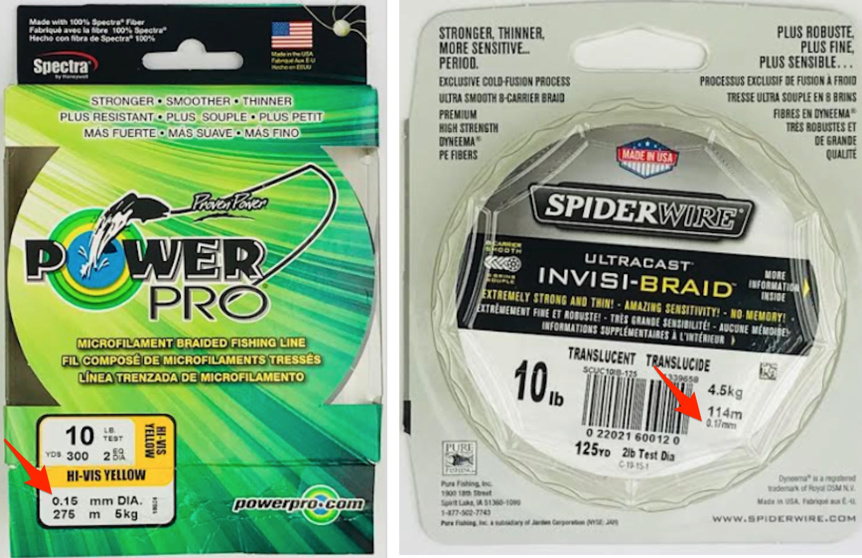 spiderwire vs power pro