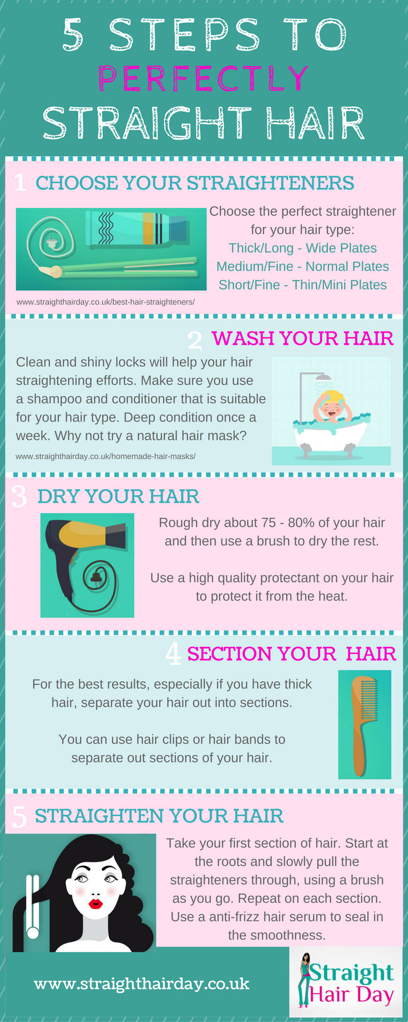 How to Straighten Hair