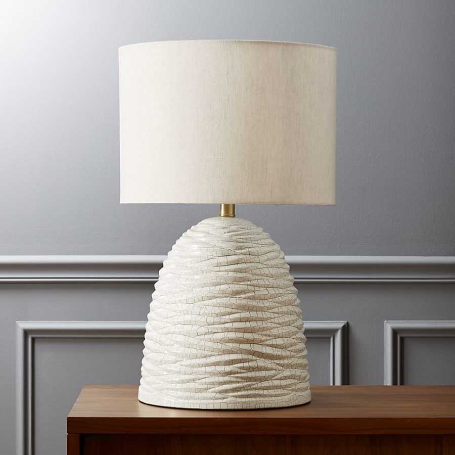 Beehive table lamp by CB2