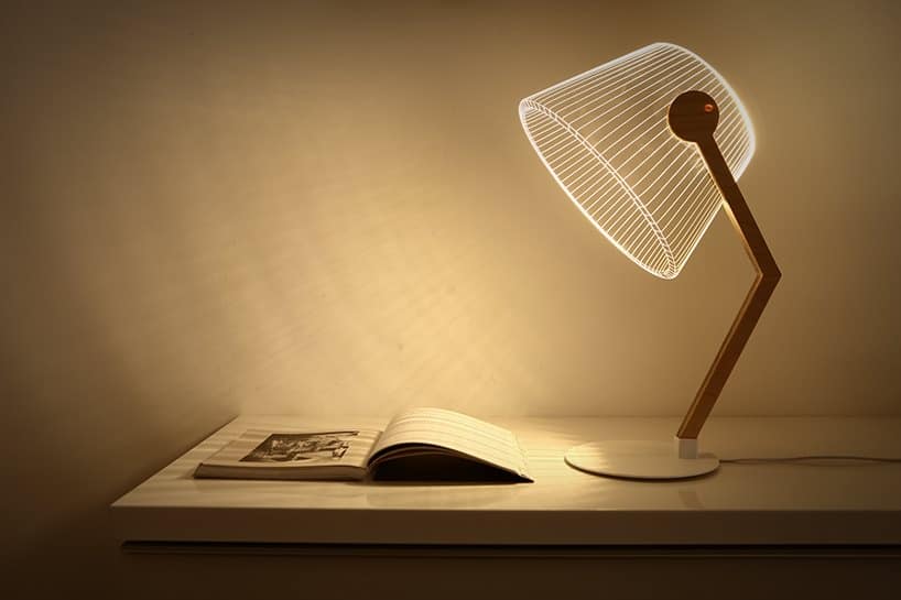 Optical Illusion LED lamp by Studio Cheha