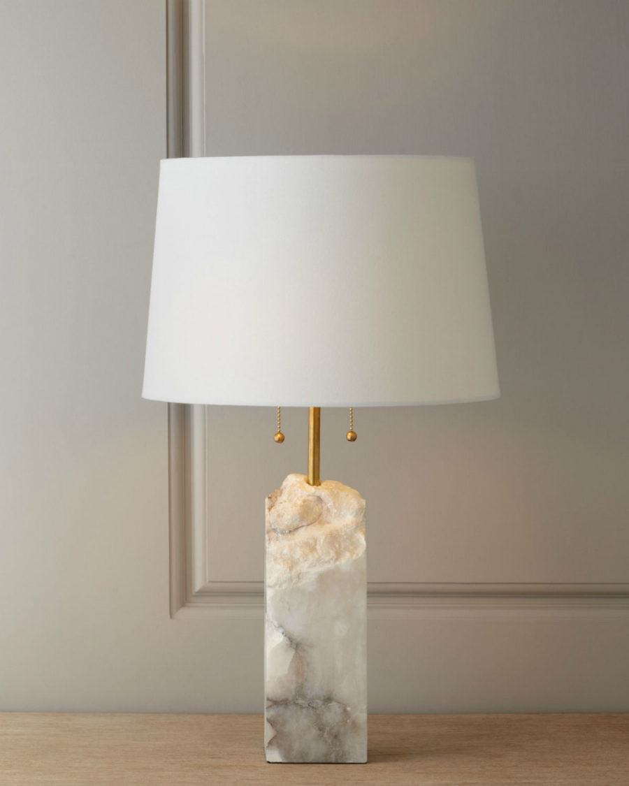 Raw Alabaster Lamp by Regina-Andrew Design